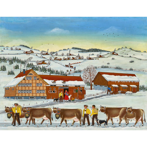 ANNA (EIGTL. JOSIPOVIC STAUB : Winter im Appenzellerland (DOBIASCHOFSKY AUKTIONEN AG)