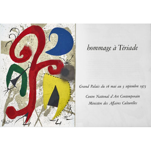 JOAN MIR� : 'Hommage � T�riade' (DOBIASCHOFSKY AUKTIONEN AG)