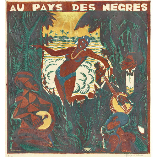 ALBERT DROESBEKE : 'Au Pays des Negres' (DOBIASCHOFSKY AUKTIONEN AG)