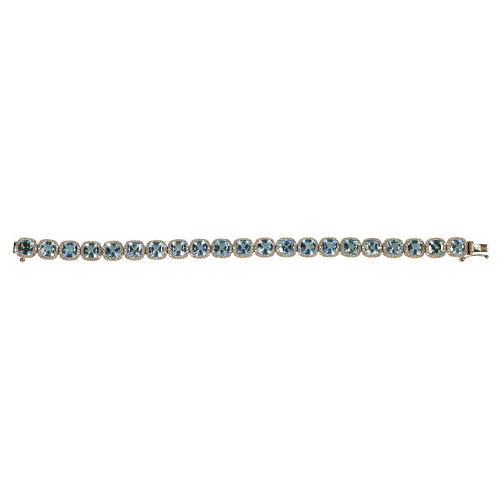 AQUAMARIN-DIAMANT-BRACELET : (DOBIASCHOFSKY AUKTIONEN AG)
