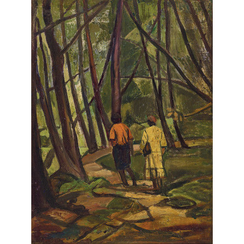 ALBERT SCHNYDER : 'Promenade en for�t' (DOBIASCHOFSKY AUKTIONEN AG)