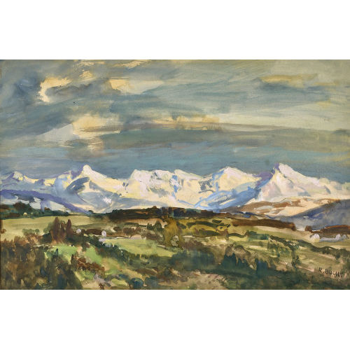 RAYMOND BUCHS : Paysage en Haute Singine (DOBIASCHOFSKY AUKTIONEN AG)