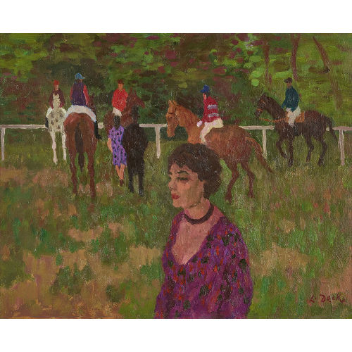 LEO DECK : 'Paris, Longchamps' (DOBIASCHOFSKY AUKTIONEN AG)