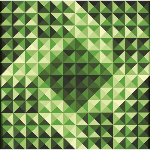 JEAN-PIERRE) YVARAL (EIGTL. VASARELY : 'Structure carr�/Diamant V' (DOBIASCHOFSKY AUKTIONEN AG)