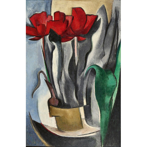 GEORGES AUBERT : Nature morte aux tulipes (DOBIASCHOFSKY AUKTIONEN AG)
