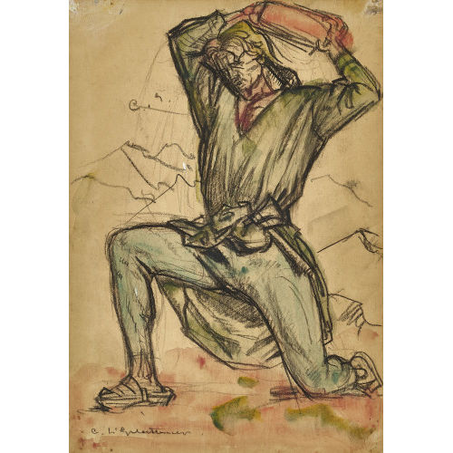 CHARLES L'EPLATTENIER : Wettk�mpfer (DOBIASCHOFSKY AUKTIONEN AG)