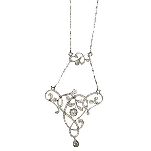 DIAMANT-COLLIER : (DOBIASCHOFSKY AUKTIONEN AG)