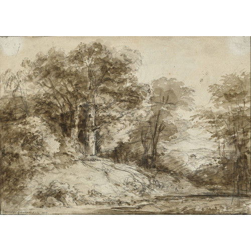 FRIEDRICH GAUERMANN : Waldlandschaft (DOBIASCHOFSKY AUKTIONEN AG)