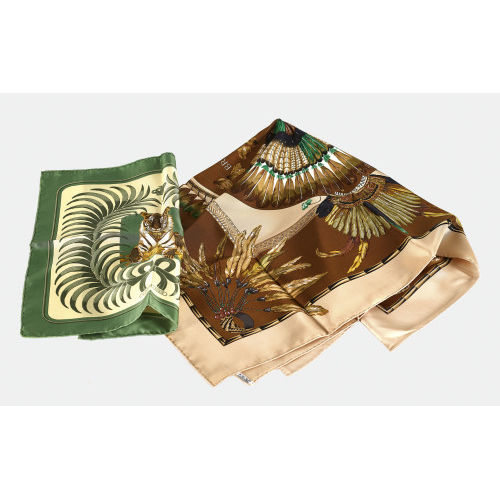 PAAR FOULARDS : Paris, 20. Jh. (Herm�s) (DOBIASCHOFSKY AUKTIONEN AG)