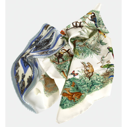 PAAR FOULARDS : Paris, 20. Jh. (Herm�s) (DOBIASCHOFSKY AUKTIONEN AG)