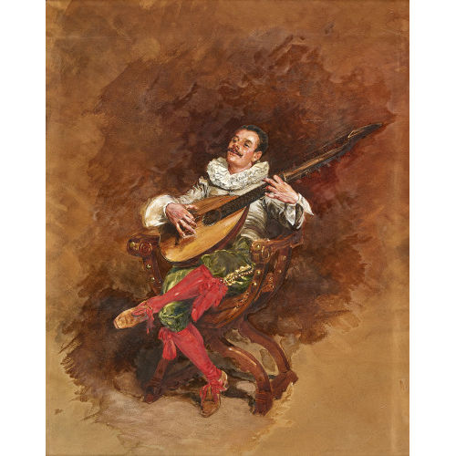 JEAN LOUIS ERNEST MEISSONIER : 'Pascuale' (DOBIASCHOFSKY AUKTIONEN AG)