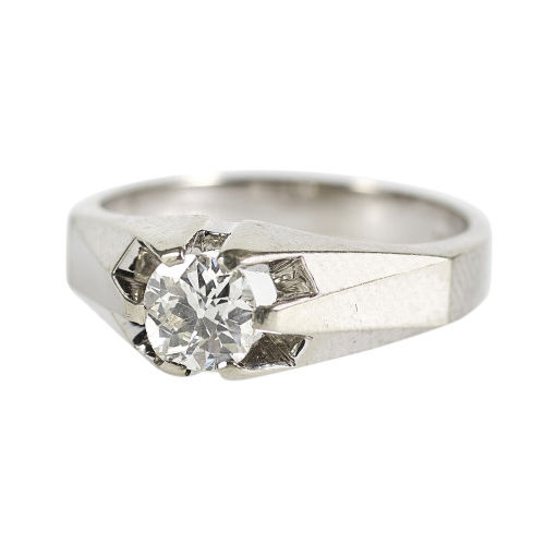 SOLITAIRE-RING : (DOBIASCHOFSKY AUKTIONEN AG)