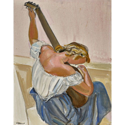 MAURICE BARRAUD : La musicienne (DOBIASCHOFSKY AUKTIONEN AG)