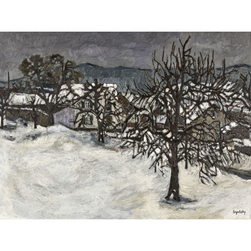 ROGER KATHY : Winterlandschaft (DOBIASCHOFSKY AUKTIONEN AG)
