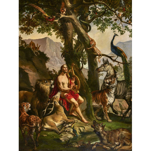 P. DANELLO : Orpheus bezaubert die wilden Tiere (DOBIASCHOFSKY AUKTIONEN AG)