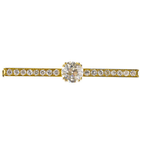 DIAMANT-BROSCHE : (DOBIASCHOFSKY AUKTIONEN AG)