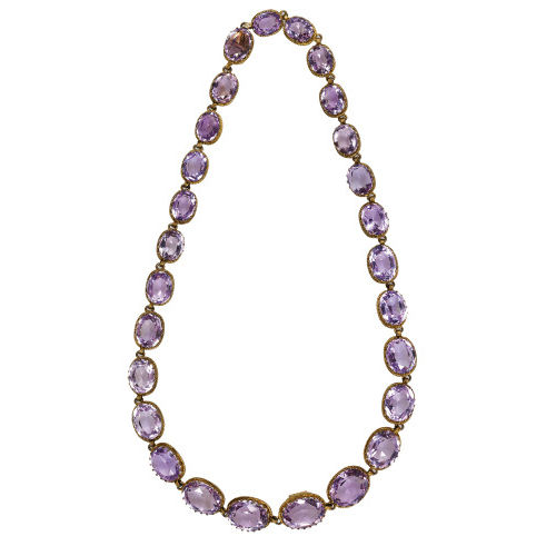 AMETHYST-COLLIER : Schweden, 1896 (DOBIASCHOFSKY AUKTIONEN AG)