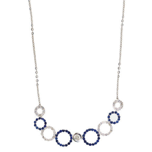 SAPHIR-BRILLANT-COLLIER : (DOBIASCHOFSKY AUKTIONEN AG)