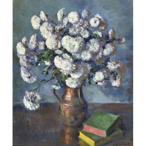 HENRI MARCEL ROBERT : Nature morte aux fleurs (DOBIASCHOFSKY AUKTIONEN AG)