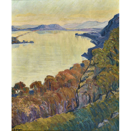 ERNST SAMUEL GEIGER : 'Ausblick auf den Jolimont' (DOBIASCHOFSKY AUKTIONEN AG)
