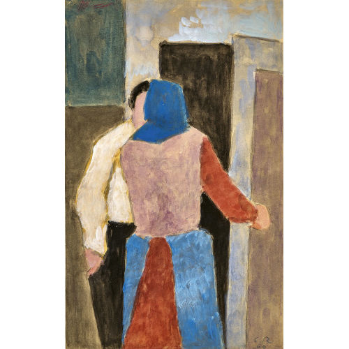 CARL ROESCH : Bauernpaar (DOBIASCHOFSKY AUKTIONEN AG)