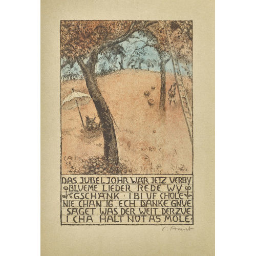 CUNO AMIET : Die Obsternte (DOBIASCHOFSKY AUKTIONEN AG)