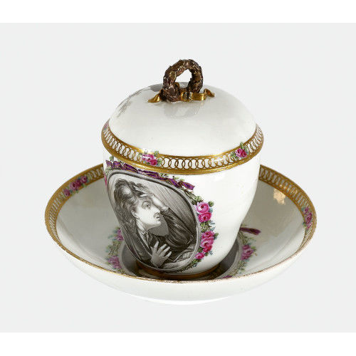 DECKELTASSE : Meissen, um 1774-1815 (K�nigliche Porzellan Manufaktur) (DOBIASCHOFSKY AUKTIONEN AG)