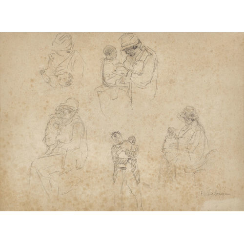 HENRI LEBASQUE : '�tude de figures' (DOBIASCHOFSKY AUKTIONEN AG)