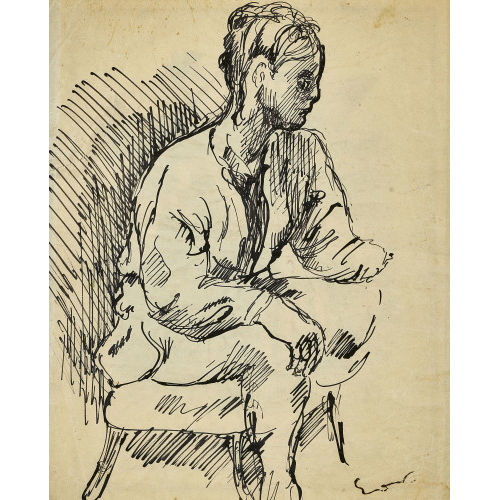 �MILE OTHON ACHILLE FRIESZ : Sitzende Frau (DOBIASCHOFSKY AUKTIONEN AG)