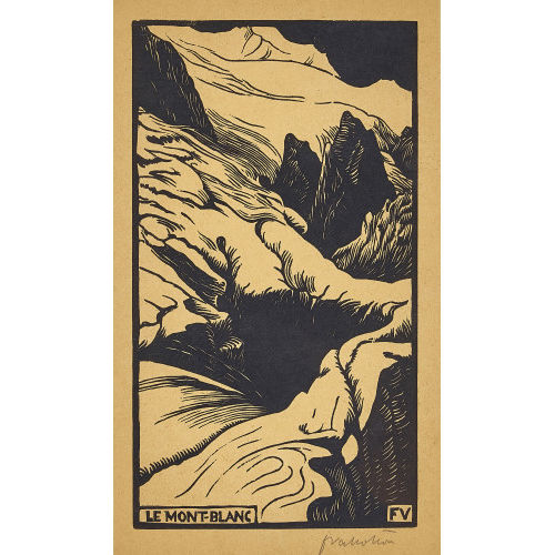 F�LIX VALLOTTON : 'Le Mont-Blanc' (DOBIASCHOFSKY AUKTIONEN AG)