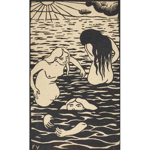 F�LIX VALLOTTON : 'Les trois Baigneuses' (DOBIASCHOFSKY AUKTIONEN AG)