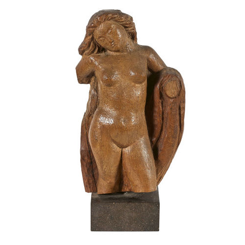 GUSTAVE PIGUET : Weiblicher Akt mit Tuch (DOBIASCHOFSKY AUKTIONEN AG)