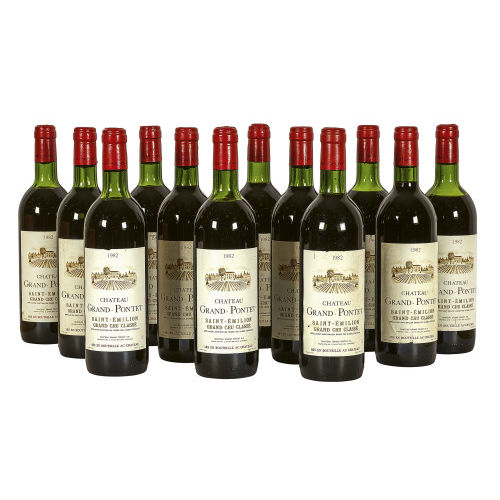 CH�TEAU GRAND-PONTET : Saint-�milion, Grand Cru Class�, 1982 (DOBIASCHOFSKY AUKTIONEN AG)