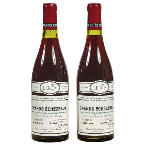 DOMAINE DE LA ROMAN�E-CONTI : Grands �ch�zeaux, Grand Cru, 1986 (DOBIASCHOFSKY AUKTIONEN AG)