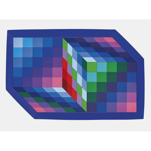 VICTOR VASARELY : 'Gestalt-Sin' (DOBIASCHOFSKY AUKTIONEN AG)