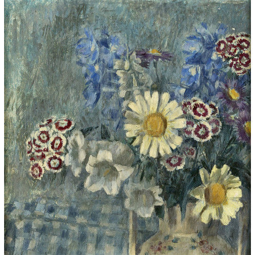 WERNER GFELLER : Stillleben mit Blumen in Vase (DOBIASCHOFSKY AUKTIONEN AG)