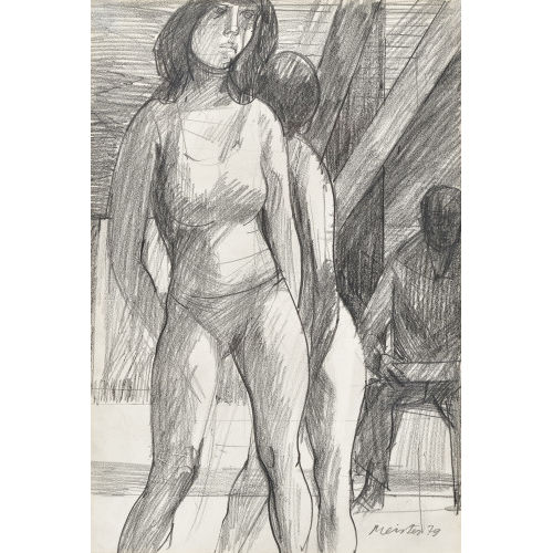WILLI MEISTER : Der Maler im Atelier (DOBIASCHOFSKY AUKTIONEN AG)