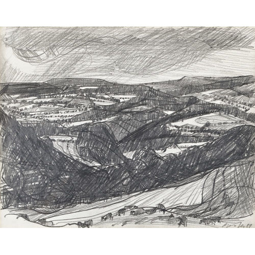 WILLI MEISTER : Weite Landschaft (DOBIASCHOFSKY AUKTIONEN AG)