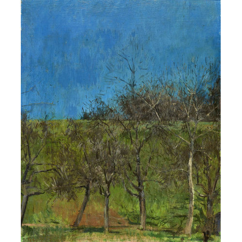 WERNER GFELLER : Landschaft mit B�umen (DOBIASCHOFSKY AUKTIONEN AG)