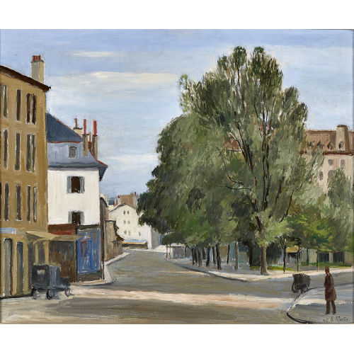 EUG�NE LOUIS MARTIN : 'Place Jargonnant' (DOBIASCHOFSKY AUKTIONEN AG)