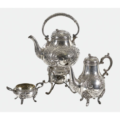 KAFFEE- UND TEESERVICE : Heilbronn, Ende 19. Jh. (Bruckmann & S�hne) (DOBIASCHOFSKY AUKTIONEN AG)