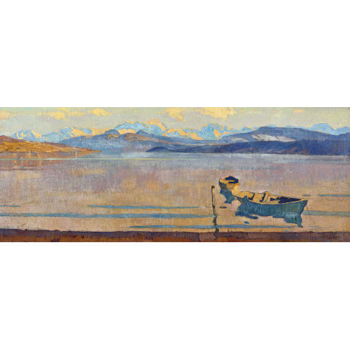 WILLY (EIGTL. WILHELM FRIEDRICH) BURGER : Z�richsee mit Gl�rnisch (DOBIASCHOFSKY AUKTIONEN AG)