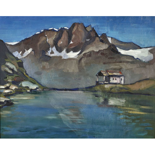 EMIL AUFDENBLATTEN : Kapelle Maria zum Schnee am Schwarzsee (DOBIASCHOFSKY AUKTIONEN AG)