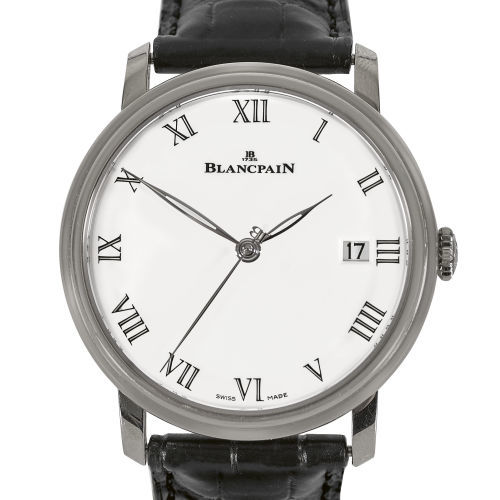 BLANCPAIN : Gentleman's wristwatch 'Villeret 8 Jours' (DOBIASCHOFSKY AUKTIONEN AG)