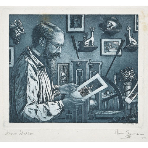 HANS EGGIMANN : 'Mein Atelier' (DOBIASCHOFSKY AUKTIONEN AG)
