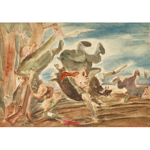 ALBERT) LINDI (EIGTL. LINDEGGER : Der Schreck (DOBIASCHOFSKY AUKTIONEN AG)