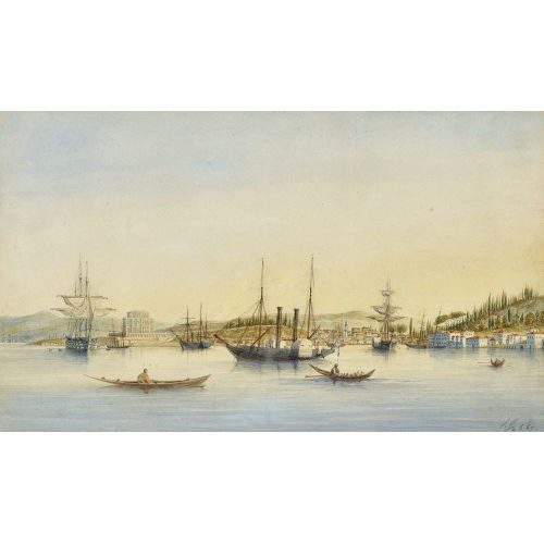 19. JH. ENGLAND : 'Sultan Palace. Beikoz Bay. Bosphorus' (DOBIASCHOFSKY AUKTIONEN AG)