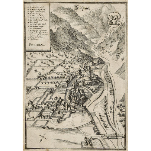 MATTH�US I MERIAN : 'Fischbach' (DOBIASCHOFSKY AUKTIONEN AG)
