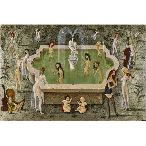 ENRICO BRANDANI : 'La fontaine de Jouvence' (DOBIASCHOFSKY AUKTIONEN AG)