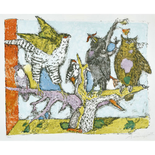 ALOIS CARIGIET : Der Vogelbaum (DOBIASCHOFSKY AUKTIONEN AG)